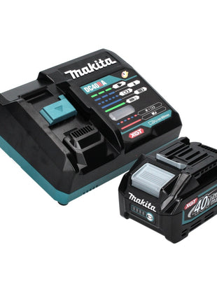 Makita HP 002 GM101 taladro percutor inalámbrico 40 V 64 Nm sin escobillas + 1x batería 4,0 Ah + cargador + Makpac