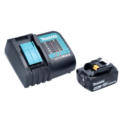 Taladro percutor inalámbrico Makita DHP 485 STX5 18 V 50 Nm sin escobillas + 1x batería 5,0 Ah + cargador + set de accesorios 101 piezas + estuche