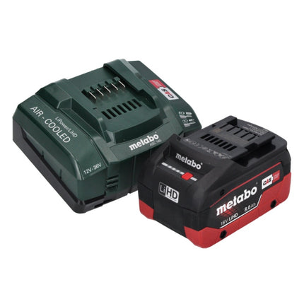 Metabo KHA 18 LTX BL 40 martillo combinado a batería 18 V 8,6 J SDS max sin escobillas + 1x batería 8,0 Ah + cargador + maletín