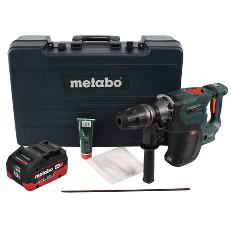 Metabo KHA 18 LTX BL 40 martillo combinado a batería 18 V 8,6 J SDS max sin escobillas + 1x batería 10,0 Ah + maletín - sin cargador