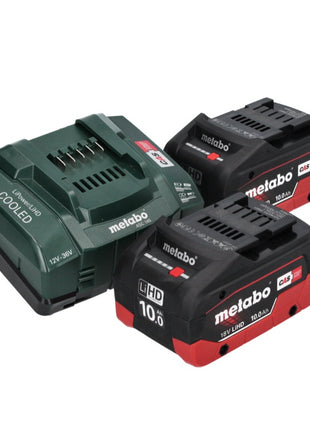 Metabo KHA 18 LTX BL 40 martillo combinado a batería 18 V 8,6 J SDS max sin escobillas + 2x baterías 10,0 Ah + cargador + maletín