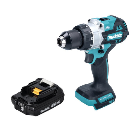 Taladro percutor inalámbrico Makita DHP 486 A1 18 V 130 Nm sin escobillas + 1x batería 2,0 Ah - sin cargador