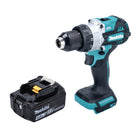 Taladro de percusión sin cable Makita DHP 486 M1 18 V 130 Nm sin escobillas + 1x batería recargable 4,0 Ah - sin cargador