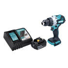 Makita DHP 486 RM1 akumulatorowa wiertarko-wkrętarka udarowa 18 V 130 Nm bezszczotkowa + 1x akumulator 4,0 Ah + ładowarka