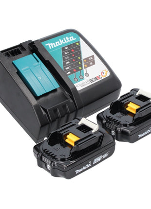 Makita DHP 486 RAJ akumulatorowa wiertarko-wkrętarka udarowa 18 V 130 Nm bezszczotkowa + 2x akumulator 2,0 Ah + ładowarka + Makpac