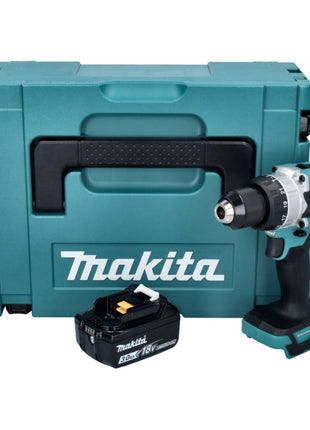 Taladro percutor inalámbrico Makita DHP 486 F1J 18 V 130 Nm sin escobillas + 1x batería 3,0 Ah + Makpac - sin cargador