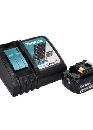 Makita DHP 486 RM1J taladro percutor inalámbrico 18 V 130 Nm sin escobillas + 1x batería 4,0 Ah + cargador + Makpac