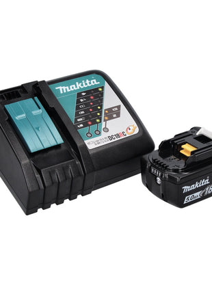 Taladro percutor inalámbrico Makita DHP 486 RT1J 18 V 130 Nm sin escobillas + 1x batería 5,0 Ah + cargador + Makpac