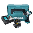Makita DHP 486 RTJ Akku Schlagbohrschrauber 18 V 130 Nm Brushless + 2x Akku 5,0 Ah + Ladegerät + Makpac