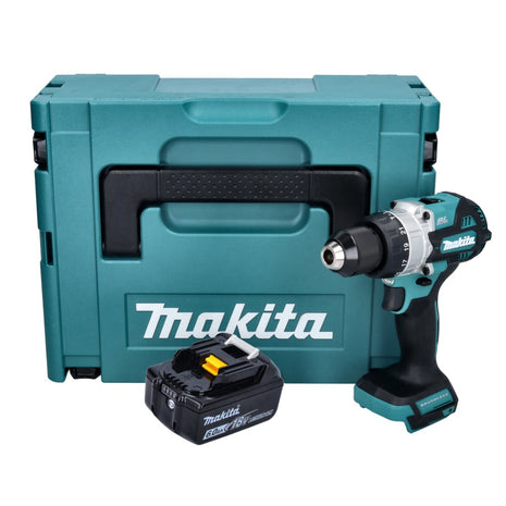 Makita DHP 486 G1J cordless impact drill 18 V 130 Nm brushless + 1x rechargeable battery 6.0 Ah + Makpac - without charger