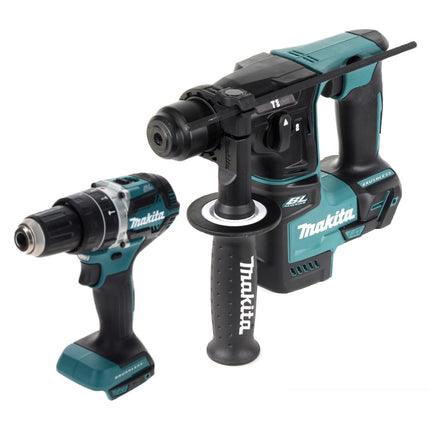 Makita DLX 2278 Cordless Combo Kit Brushless + DHP 484 impact drill 54 Nm + DHR 171 hammer drill 1.2 J Solo - without battery, without charger