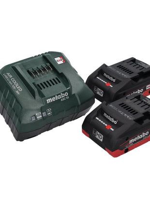 Metabo SSD 18 LT 200 BL Atornillador de impacto a batería 18 V 200 Nm 1/4" sin escobillas + 2x batería 4,0 Ah + cargador + metaBOX