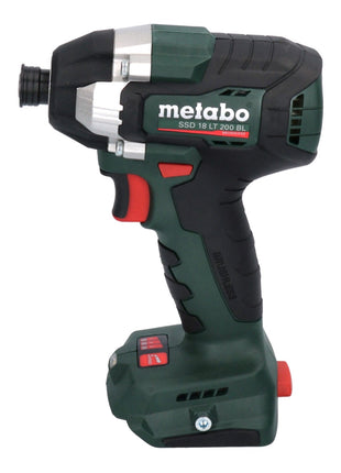 Metabo SSD 18 LT 200 BL Atornillador de impacto inalámbrico 18 V 200 Nm 1/4" sin escobillas + 1x batería 8,0 Ah + metaBOX - sin cargador