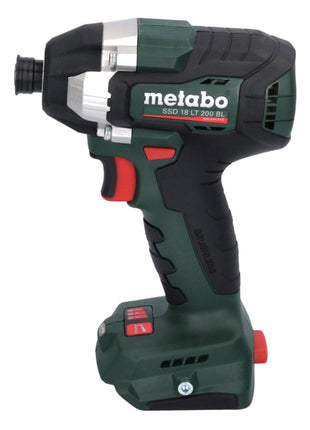 Metabo SSD 18 LT 200 BL Atornillador de impacto a batería 18 V 200 Nm 1/4" sin escobillas + 1x batería 8,0 Ah + cargador + metaBOX