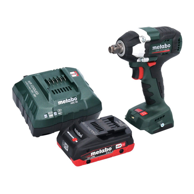 Metabo SSW 18 LT 300 BL Atornillador de impacto a batería 18 V 300 Nm 1/2" sin escobillas + 1x batería 4,0 Ah + cargador