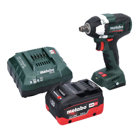 Metabo SSW 18 LT 300 BL Atornillador de impacto a batería 18 V 300 Nm 1/2" sin escobillas + 1x batería 8,0 Ah + cargador