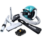 Aspirateur sans fil Makita DCL 501 A1 18 V sans balais + 1x batterie 2,0 Ah + accessoires - sans chargeur