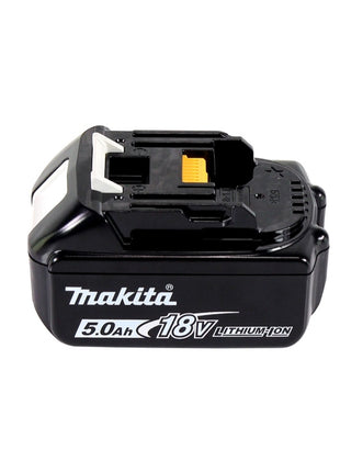 Aspirador de batería Makita DCL 501 T1 18 V sin escobillas + 1x batería 5,0 Ah + accesorios - sin cargador