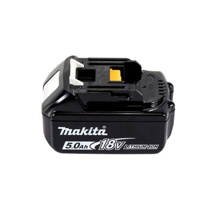 Aspirador de batería Makita DCL 501 T1 18 V sin escobillas + 1x batería 5,0 Ah + accesorios - sin cargador