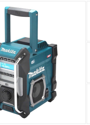 Makita MR 003 GZ radio de obra con batería 12 V - 40 V DAB DAB+ FM 3,5 mm AUX USB IP64 - sin batería, sin cargador