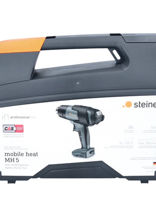 Steinel mobile heat MH 5 soplador de aire caliente a batería 18 V 50 - 500 °C CAS + 1x batería 5,5 Ah + maletín - sin cargador