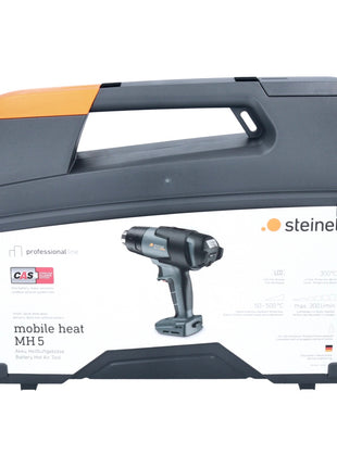 Steinel mobile heat MH 5 soplador de aire caliente a batería 18 V 50 - 500 °C CAS + 1x batería 8,0 Ah + maletín - sin cargador