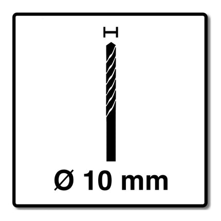 Broca multiusos de carburo Alpen Profi Multicut PM 10,0 x 200 mm