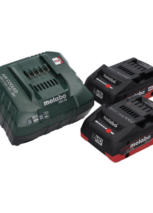 Metabo SXA 18 LTX 125 BL Ponceuse excentrique sans fil 18 V 125 mm Brushless + 2x batterie 4,0 Ah + chargeur + metaBOX