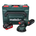 Metabo SXA 18 LTX 125 BL cordless random orbital sander 18 V 125 mm brushless + 1x rechargeable battery 5.5 Ah + metaBOX - without charger