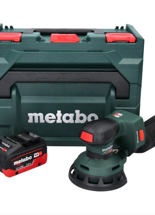 Metabo SXA 18 LTX 125 BL Ponceuse excentrique sans fil 18 V 125 mm Brushless + 1x batterie 5,5 Ah + metaBOX - sans chargeur