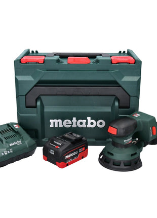 Akumulatorowa szlifierka mimośrodowa Metabo SXA 18 LTX 125 BL 18 V 125 mm bezszczotkowa + 1x akumulator 5,5 Ah + ładowarka + metaBOX