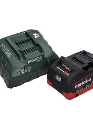 Metabo SXA 18 LTX 125 BL Ponceuse excentrique sans fil 18 V 125 mm Brushless + 1x batterie 5,5 Ah + chargeur + metaBOX