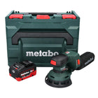 Metabo SXA 18 LTX 125 BL Levigatrice eccentrica a batteria 18 V 125 mm Brushless + 1x batteria 8,0 Ah + metaBOX - senza caricabatterie