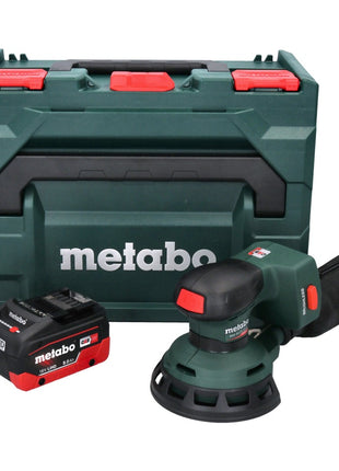 Metabo SXA 18 LTX 125 BL Ponceuse excentrique sans fil 18 V 125 mm Brushless + 1x batterie 8,0 Ah + metaBOX - sans chargeur