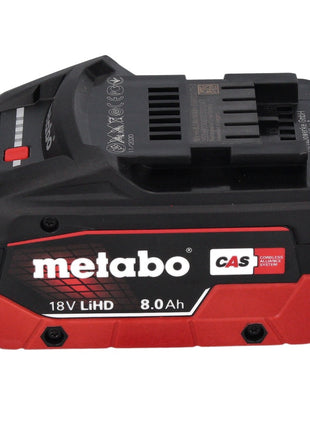 Metabo SXA 18 LTX 125 BL Ponceuse excentrique sans fil 18 V 125 mm Brushless + 1x batterie 8,0 Ah + metaBOX - sans chargeur