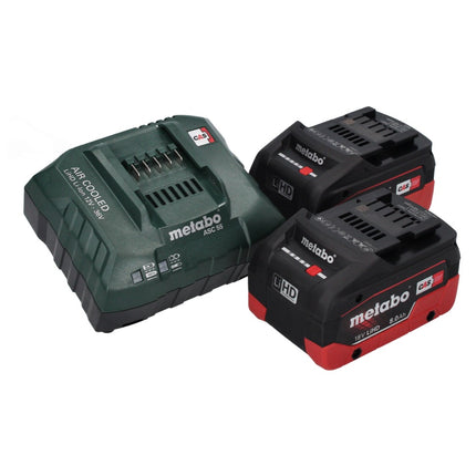 Metabo SXA 18 LTX 125 BL levigatrice rotorbitale a batteria 18 V 125 mm brushless + 2x batteria ricaricabile 8,0 Ah + caricatore + metaBOX
