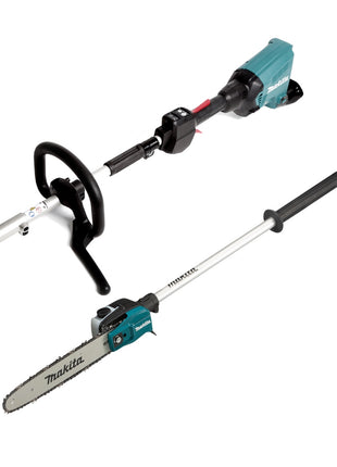 Makita DUX 60 Z Akku Multifunktionsantrieb 36 V ( 2x 18 V ) Brushless + EY 403 MP Kettensägenaufsatz 30 cm 3/8" 1,1 mm ( 191T38-7 ) - Toolbrothers