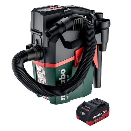 Metabo AS 18 L PC Compact cordless vacuum cleaner 18 V 6 l IPX4 dust class L wet and dry + 1x rechargeable battery 5.5 Ah - without charger