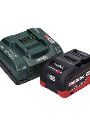 Metabo AS 18 L PC Compact Akku Sauger 18 V 6 l IPX4 Staubklasse L Nass und Trocken + 1x Akku 8,0 Ah + Ladegerät