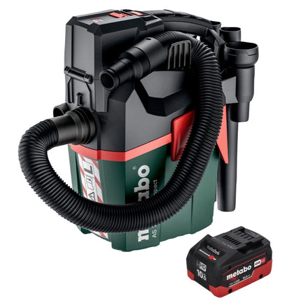 Metabo AS 18 L PC Compact cordless vacuum cleaner 18 V 6 l IPX4 dust class L wet and dry + 1x rechargeable battery 10.0 Ah - without charger