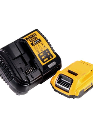 DeWalt DCL 045 D1 lámpara de batería LED para coche 12/18 V 1700 lm soporte giratorio de 0-360 grados + 1x batería 2,0 Ah + cargador