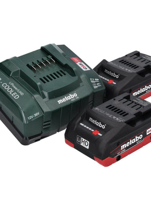 Metabo BS 18 LTX BL QI taladro atornillador a batería 18 V 130 Nm sin escobillas + 2 baterías 4,0 Ah + cargador + metaBOX