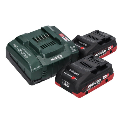 Metabo BS 18 LTX BL Q I Akumulatorowa wiertarko-wkrętarka 18 V 130 Nm bezszczotkowa + 2x akumulator 4,0 Ah + ładowarka + metaBOX