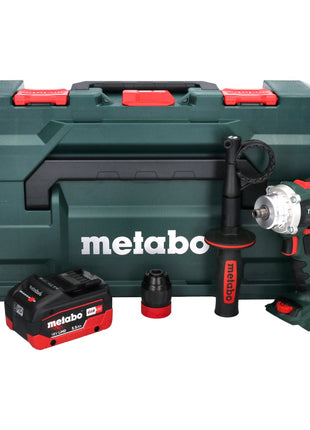 Metabo BS 18 LTX BL Q I Akumulatorowa wiertarko-wkrętarka 18 V 130 Nm bezszczotkowa + 1x akumulator 5,5 Ah + metaBOX - bez ładowarki