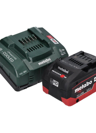 Metabo BS 18 LTX BL QI taladro atornillador a batería 18 V 130 Nm sin escobillas + 1x batería 5,5 Ah + cargador + metaBOX