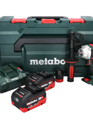 Metabo BS 18 LTX BL QI taladro atornillador a batería 18 V 130 Nm sin escobillas (602359660) + 2x batería 5,5 Ah + cargador + metaBOX