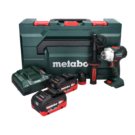 Metabo BS 18 LTX BL Q I Akumulatorowa wiertarko-wkrętarka 18 V 130 Nm bezszczotkowa + 2x akumulator 8,0 Ah + ładowarka + metaBOX