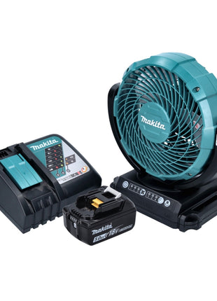 Makita DCF 102 RT1 Akku Ventilator Lüfter 18 V 18 cm + 1x Akku 5,0 Ah + Ladegerät - Toolbrothers