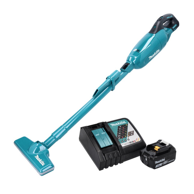 Makita DCL 280 FRF1 cordless hoover 18 V brushless + 1x rechargeable battery 3.0 Ah + charger