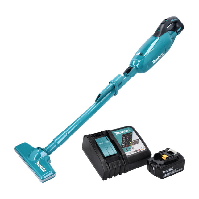 Makita DCL 280 FRG1 cordless hoover 18 V brushless + 1x rechargeable battery 6.0 Ah + charger